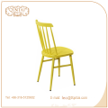 american style hot sale yellow winsor iron chair dining rest